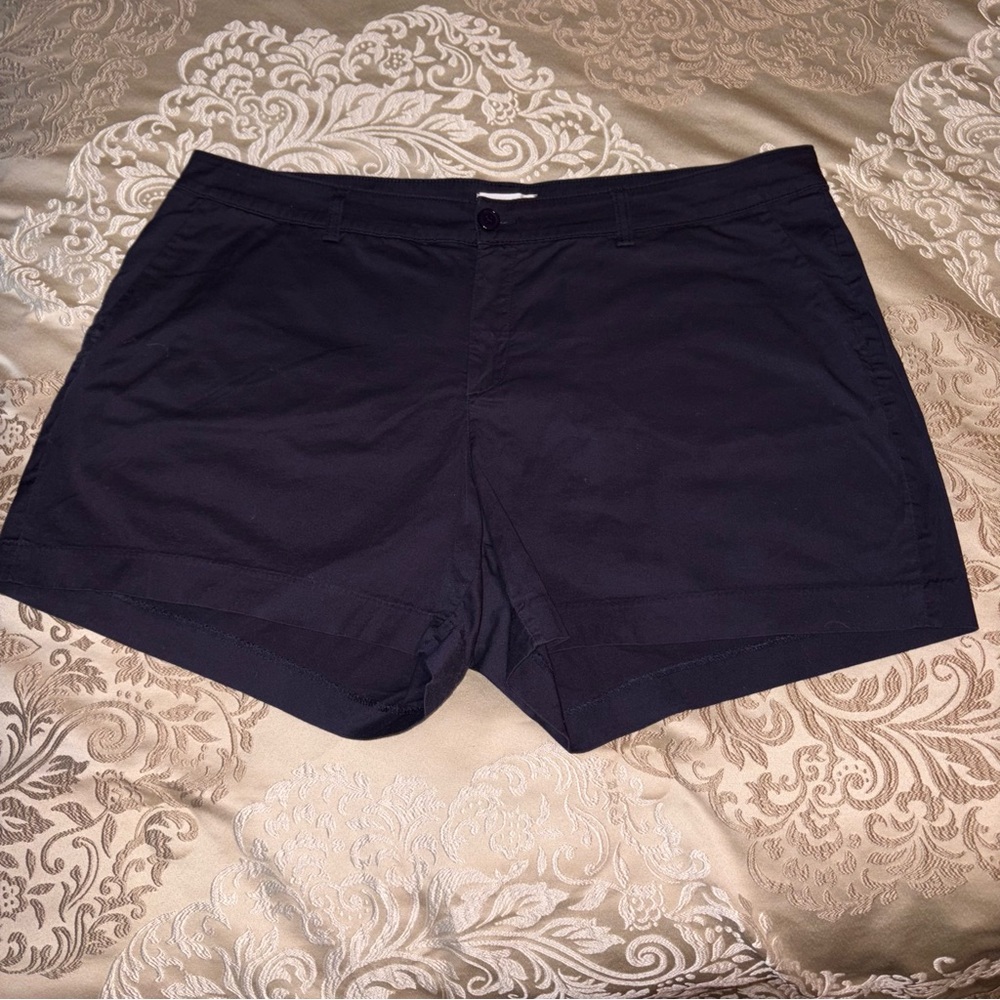 LILA RYAN Women’s Flat Front Stretch Soft Blue Susannah Short Size 20W - Picture 3 of 10